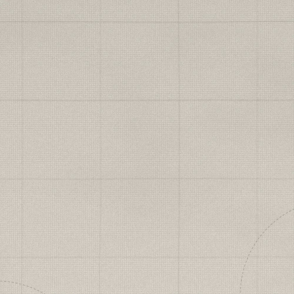 Close-up of the graphite grid showing the hand tremor in each line.