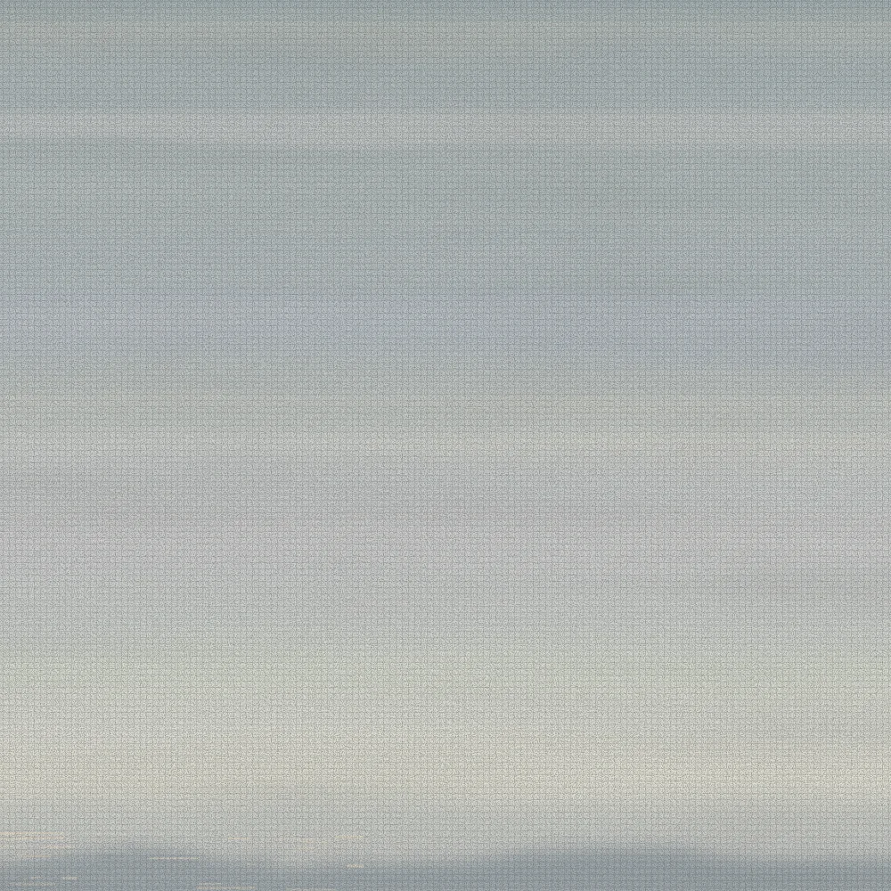 Close-up of the left panel showing pearl-grey glazes over a blue ground.