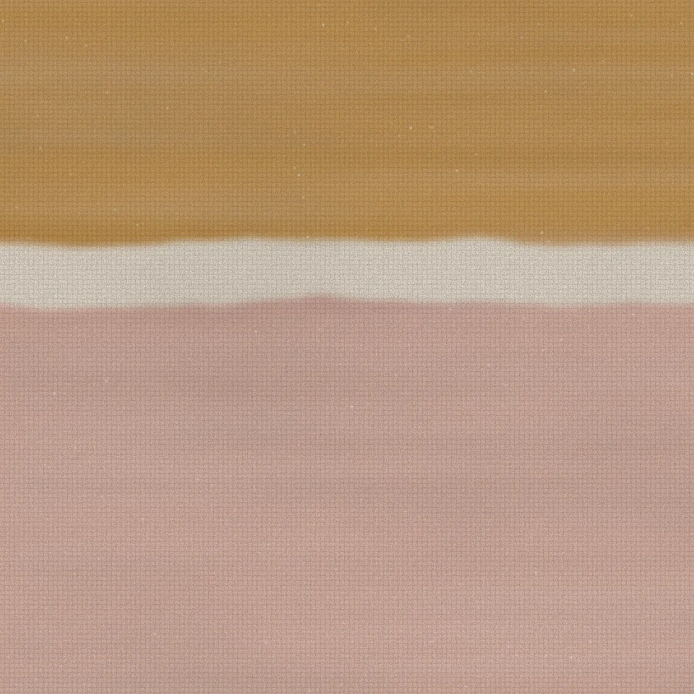Close-up of the ochre field showing marble dust grain and brush drag.