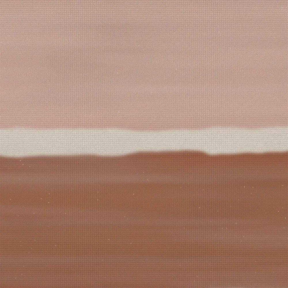 Detail of the soft edge between two colour fields, veiled with thin oil glazes.